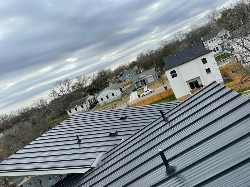 Standing seam metal roof panels with vents for Skylight Repair in Lynchburg